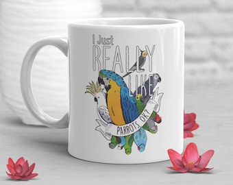 Parakeet Coffee Mug Etsy