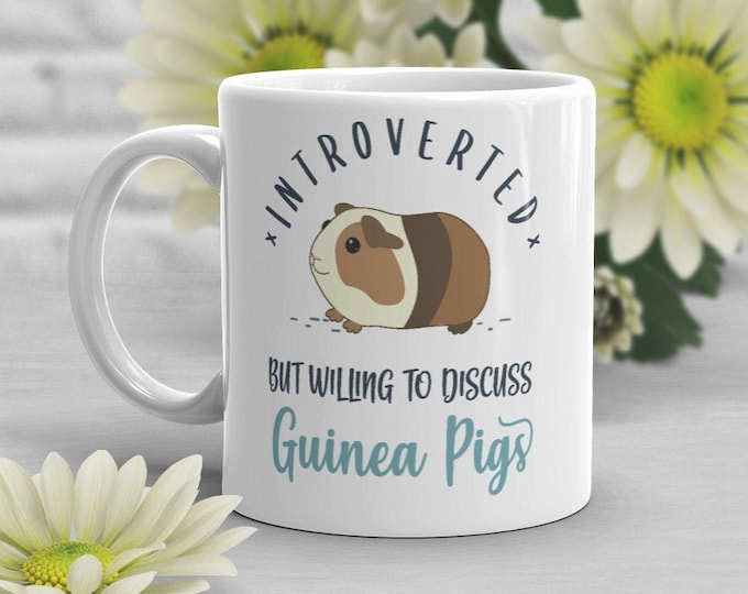 Photo inspiration: Coffee Substitute Gift Options For Guinea Pigs Reference: Funny Guinea Pig Coffee Mug Guinea Pig Lover Gift Cavy