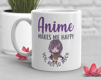 Anime Coffee Mug, Funny Japanese Manga Lover Gift, Cute Cup, Japan Mug, Meme, Otaku, Kawaii Mug, Gift For Him Her, Birthday, Friend