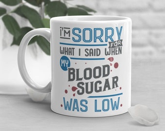 Funny Diabetes Coffee Mug, Diabetic Gift, Diabetes Awareness Mug, Type 1, Type 2, One, Two, Spoonie Mug, Spoon Theory, Invisible Illness