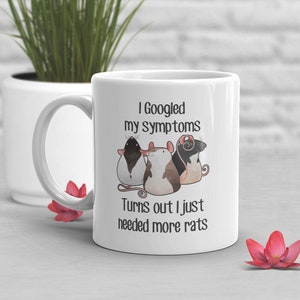 Rat Coffee Mug, Cute Rat Gift, Rat Lover, Funny Rat Cup, Gift for Her, Him, Rat Decor, Rat Mom, Rat Dad, Mouse Mug, Hooded Rat