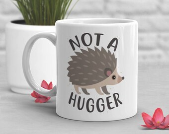 Hedgehog Coffee Mug, Funny Hedgehog Lover Gift, Hedgehog Cup, Gift for Her, Him, Cute Pet, Hedgehog Mom Dad, Animal Nature, Meme, Hug