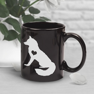 Fox Coffee Mug, Cute Fox Gift, Fox Lover, Fox Gifts for Him, Her, Housewarming, Birthday, Boss, Friend, Furry Fandom, Furry Fox