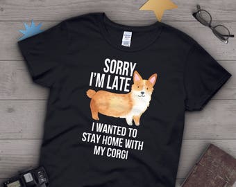 Camiseta de Corgi, unisex, regalo divertido para amantes de los perros, camiseta con un adorable Pembroke Corgi, camiseta para amantes de los Corgis, camiseta con estampado de mascota, camisetas para amantes de los perros, cárdigan