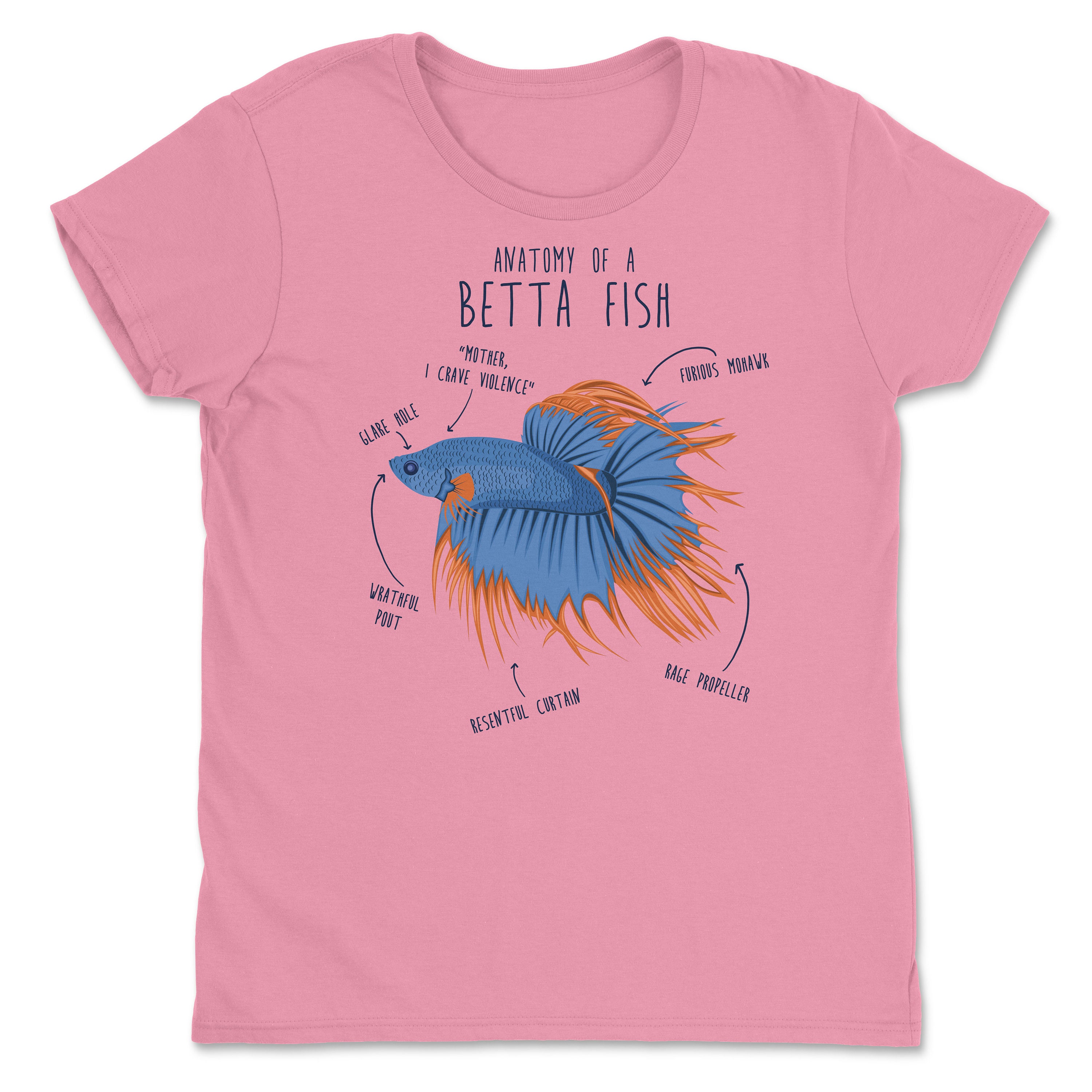Betta Fish Shirt, Women, Men, Funny Betta Lover Gift, Cute Pet
