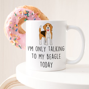 Beagle Coffee Mug, Cute Tri Color Beagle Gift, Dog Lover, Funny Gift for Her, Him, Beagle Mom, Beagle Dad, Dog Cup, Gift For Him, Her
