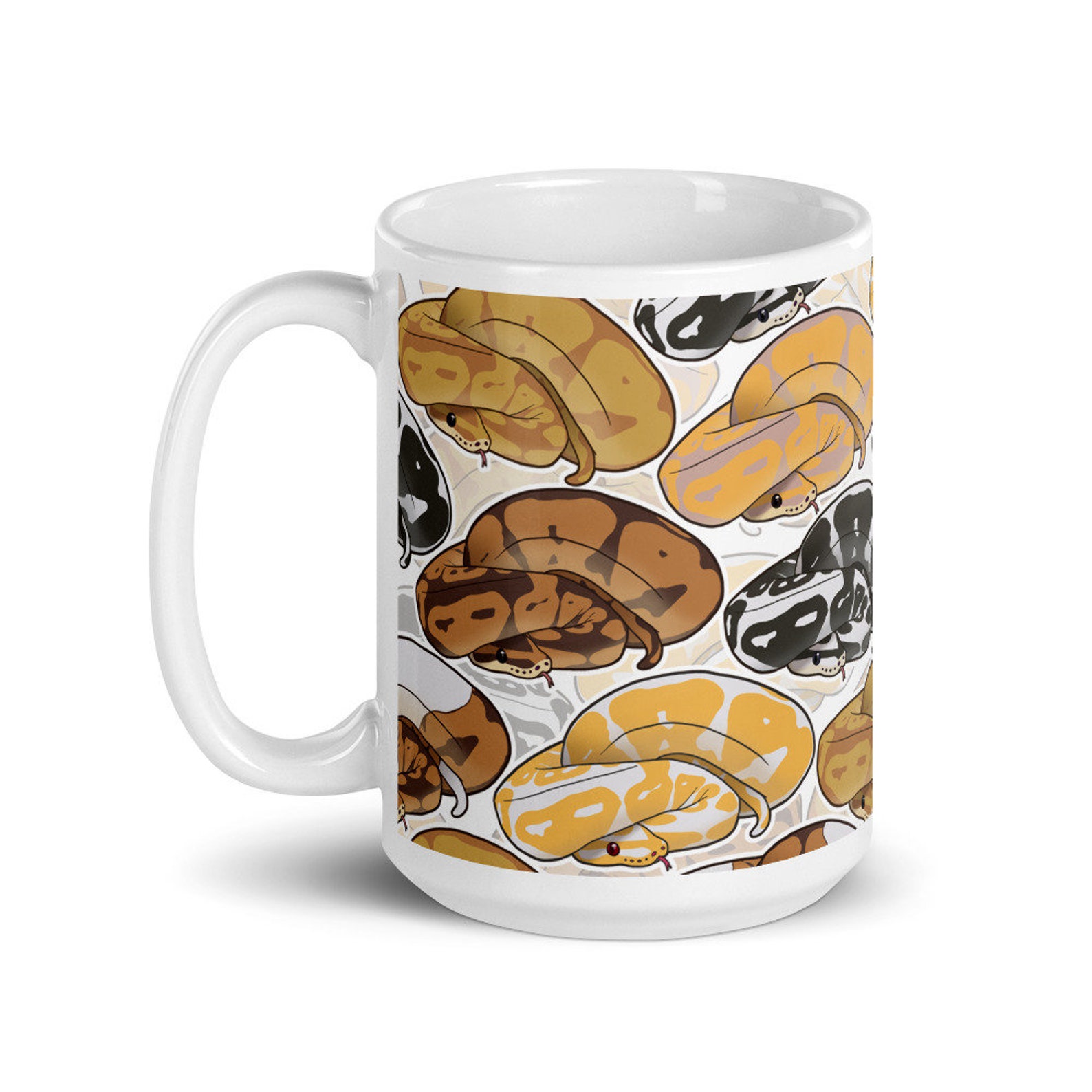 Ball Python Coffee Mug Cute Snake Lover Gift Funny Reptile | Etsy