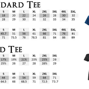 a t - shirt size guide for a men's t - shirt