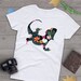 Bearded Dragon Shirt, Women, Men Tshirt, Reptile Lover Gift, Funny Lizard T-Shirt, Cute Bearded Dragon Graphic Tee, Tops, Grey, Blue, Purple