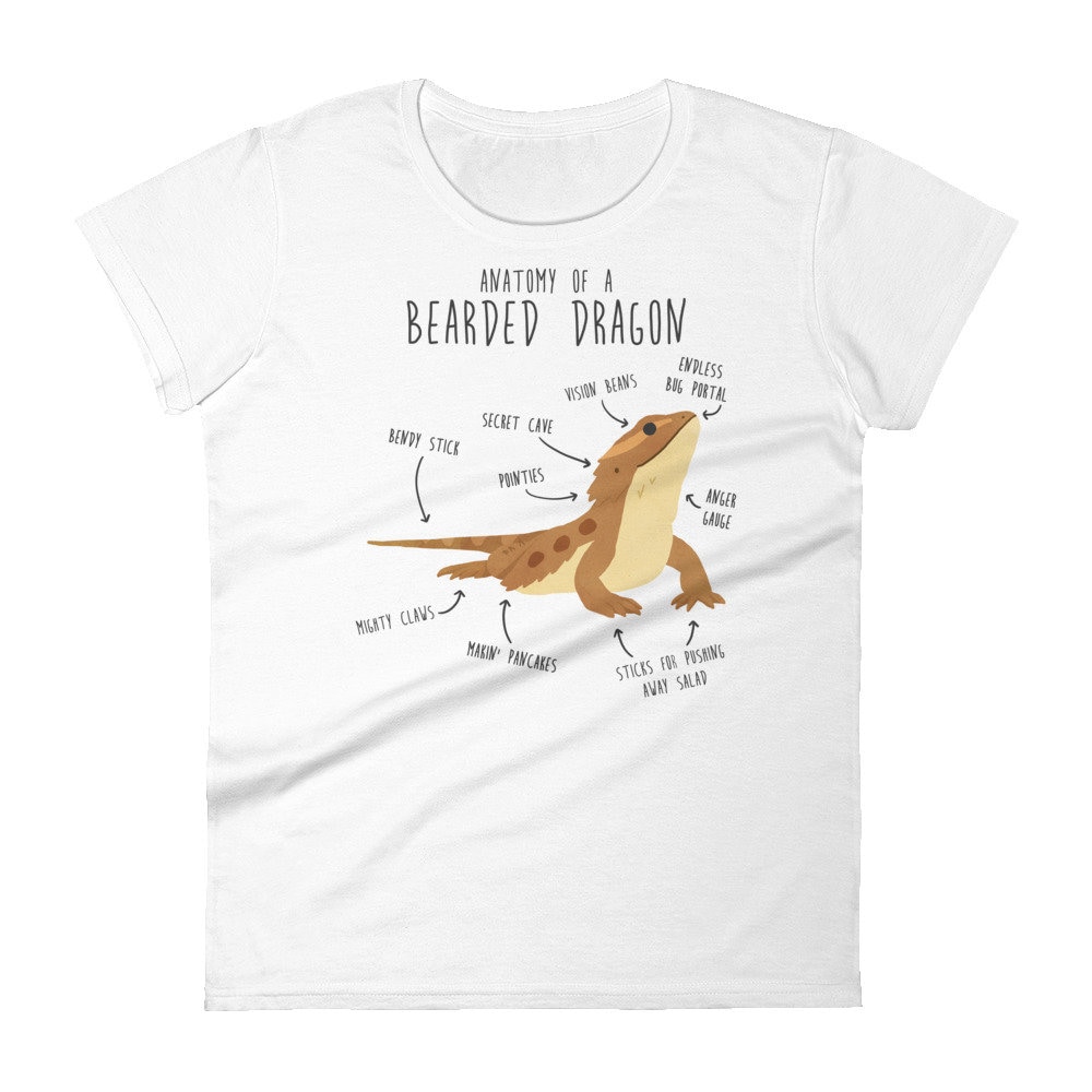 Bearded Dragon Shirt Women Men Tshirt Pet Reptile Lover | Etsy