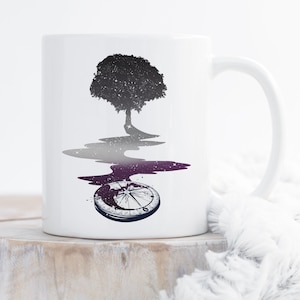 Asexual Pride Coffee Mug, Ace Flag Gift, LGBT Mug, Gay Pride Month Festival, LGBTQIA, Subtle, Discreet Demisexual Asexual Tree of Life