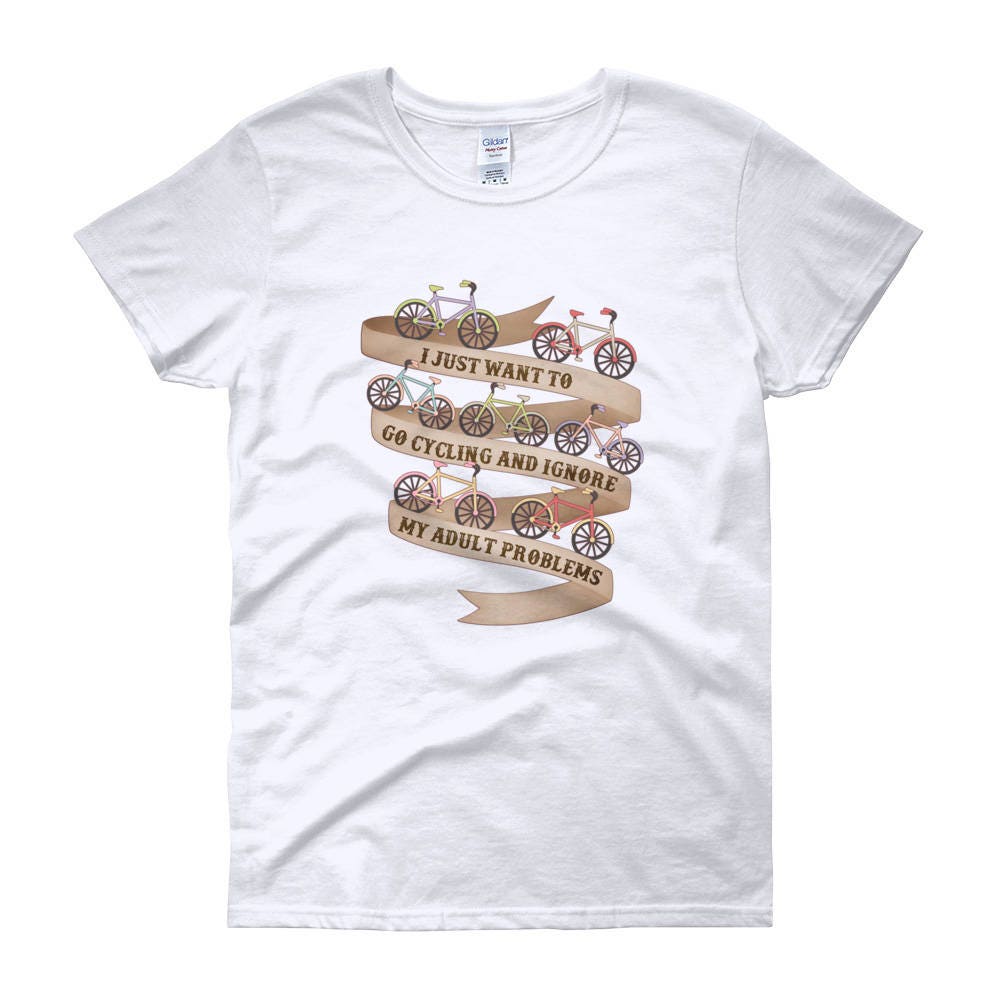 Funny Cycling Shirt Women Men Bicycle Gift Bike Tshirt Etsy
