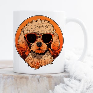 Cavapoo Coffee Mug, Cute Tan Cavapoo Gift, Cavoodle Dog Lover, Cavapoo Mom Cavapoo Dad, Doodle Poodle Mix Cross, Dog Lover Gift For Her, Him