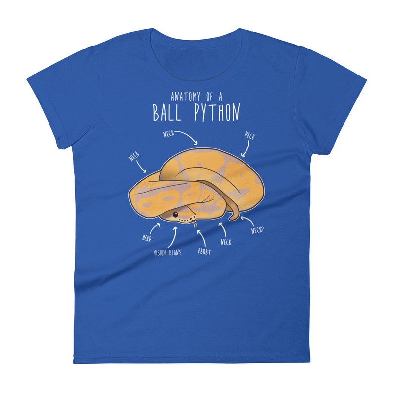 Funny Banana Ball Python Shirt, Women, Men, Reptile Tshirt, Snake Lover Gift, Reptile T-shirt, Cute Snake Tee, Python Anatomy, Snake Mom Dad image 8