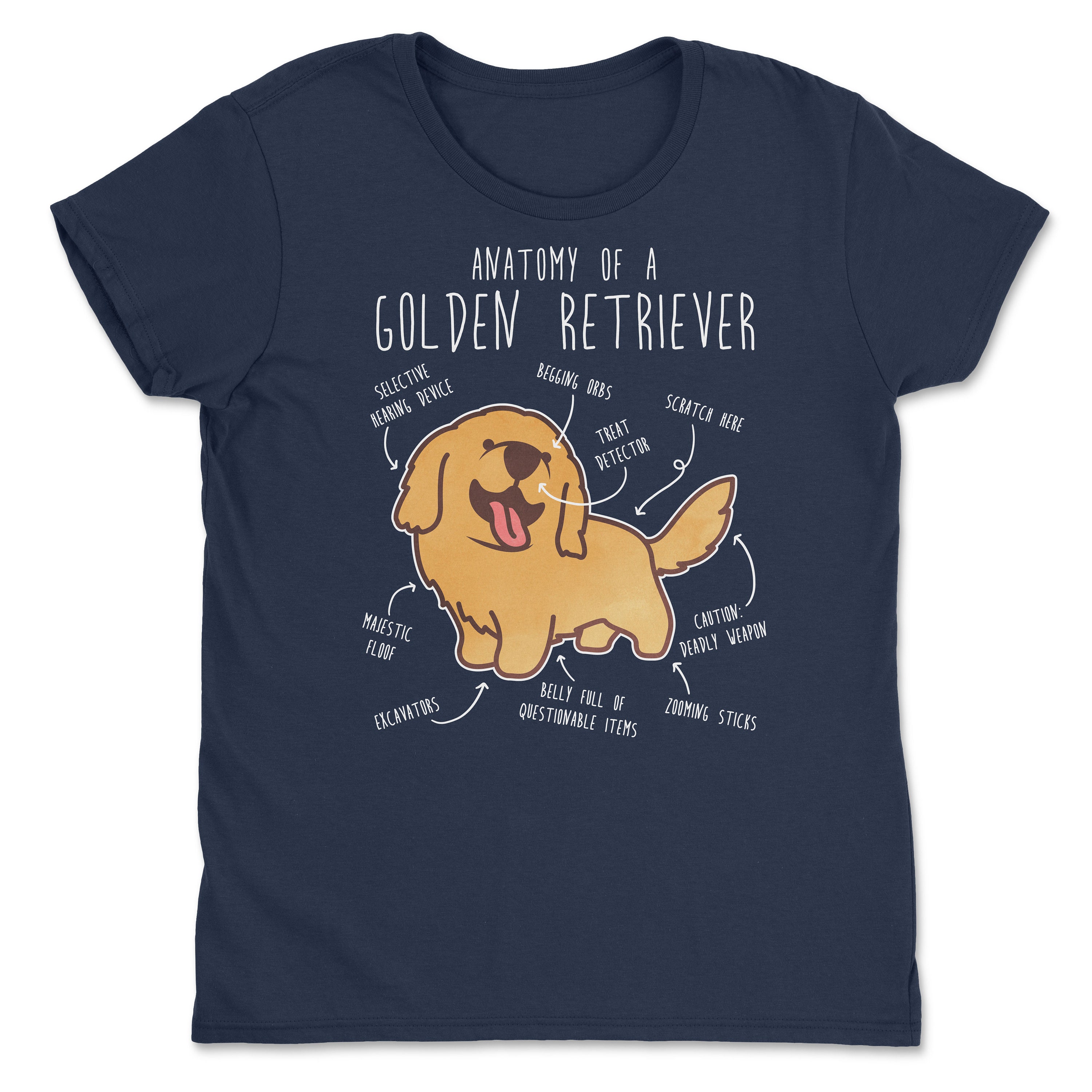Golden Retriever Shirt, Women, Men, Funny Dog Lover Gift, Cute Golden ...