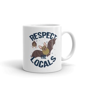 Bat Coffee Mug, Cute Nature Gift, Wild Animal Lover, Zoologist, Wildlife Carer, Conservation, American Australian, Save Bats, Halloween Goth image 7