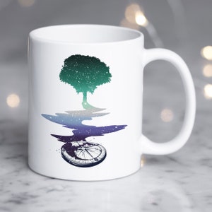 Gay Man Pride Coffee Mug, Gay Men Flag Gift, LGBT Mug, Gay Pride Month Festival, Blue Gay Male Flag, Subtle, Discreet, Gay Tree of Life