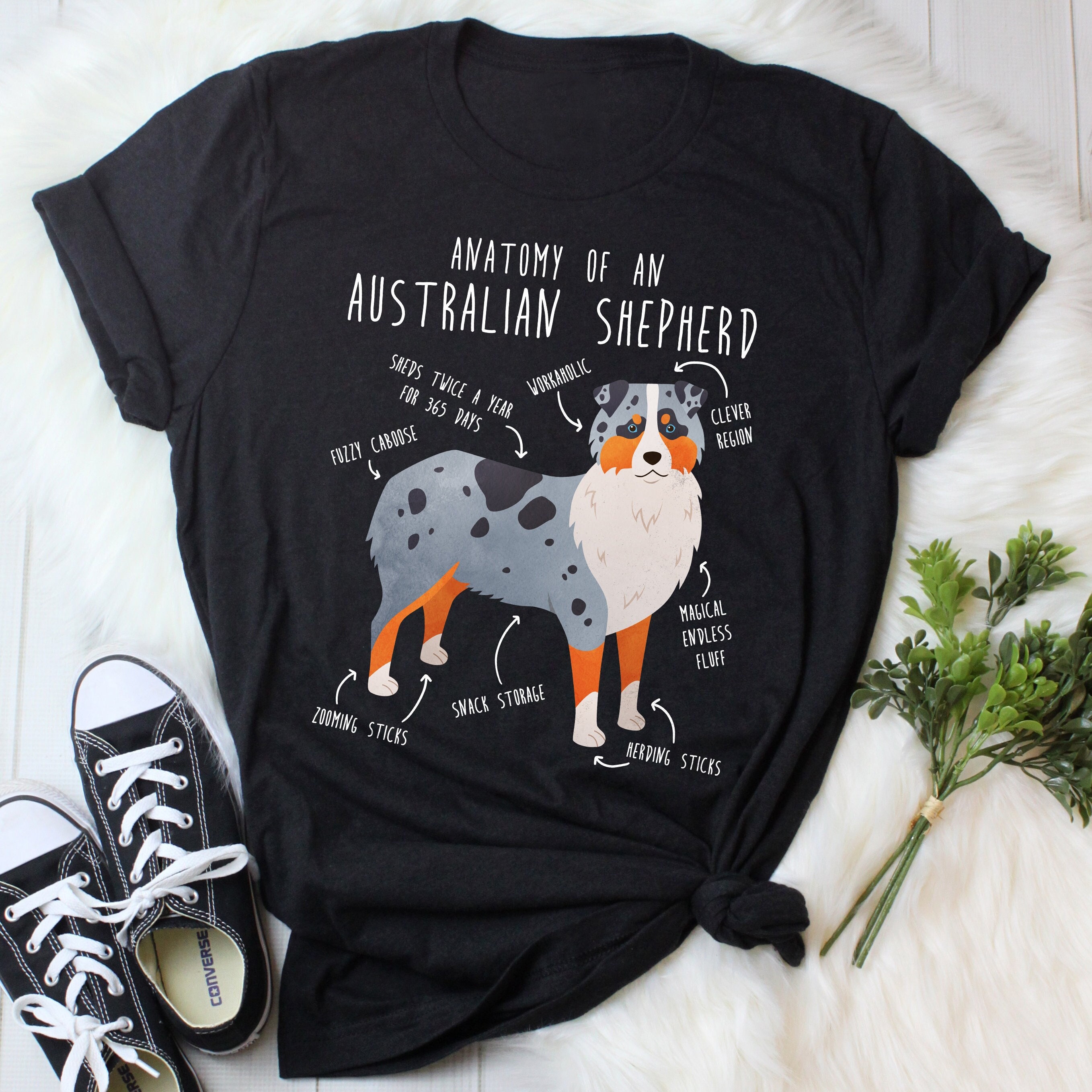 Australian Shepherd Shirt Gift Mom Dad Kids Australian Shepherd Shirt Gift Mom Dad Kids