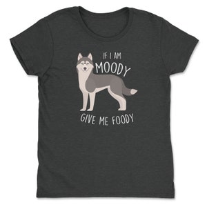 Husky Shirt, Women Men, Funny Dog Lover Gift, Cute Gray Grey Husky T-shirt, Husky Lover Tshirt, Pet Tee, Wolf Tops, Furry Fandom, Mom, Dad image 4