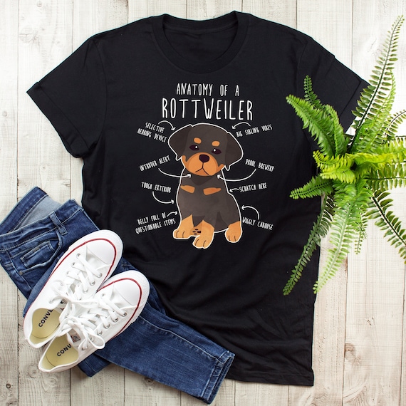 Rottweiler Shirt, Women Men, Funny Dog Lover Gift, Cute Rotty T