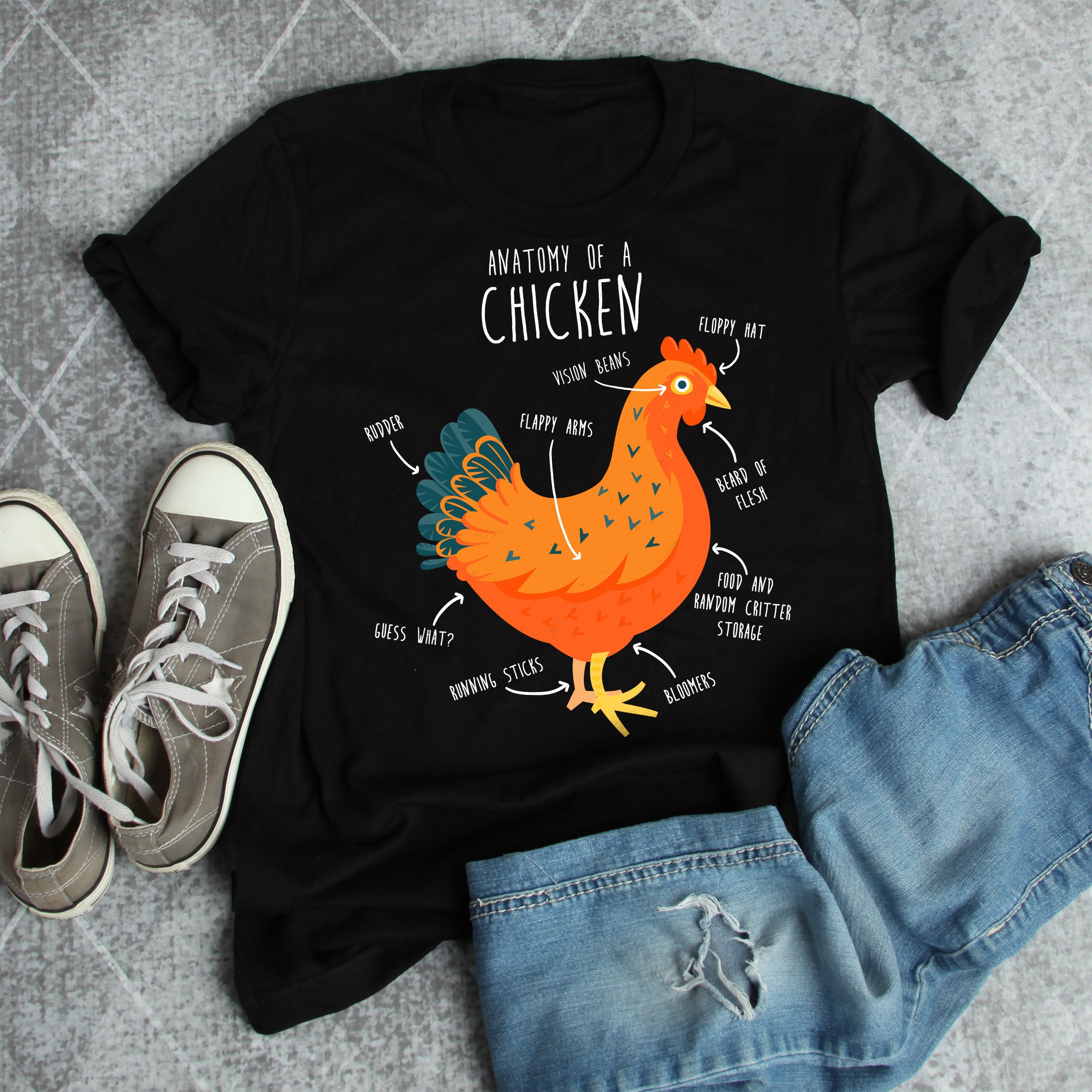 Funny Chicken Shirt UK