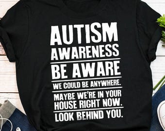 Maglietta per la consapevolezza dell'autismo, maglietta divertente sull'autismo, maglietta Neurospicy, donna, uomo, regalo neurodivergente, magliette autistiche, mese dell'autismo, ADHD