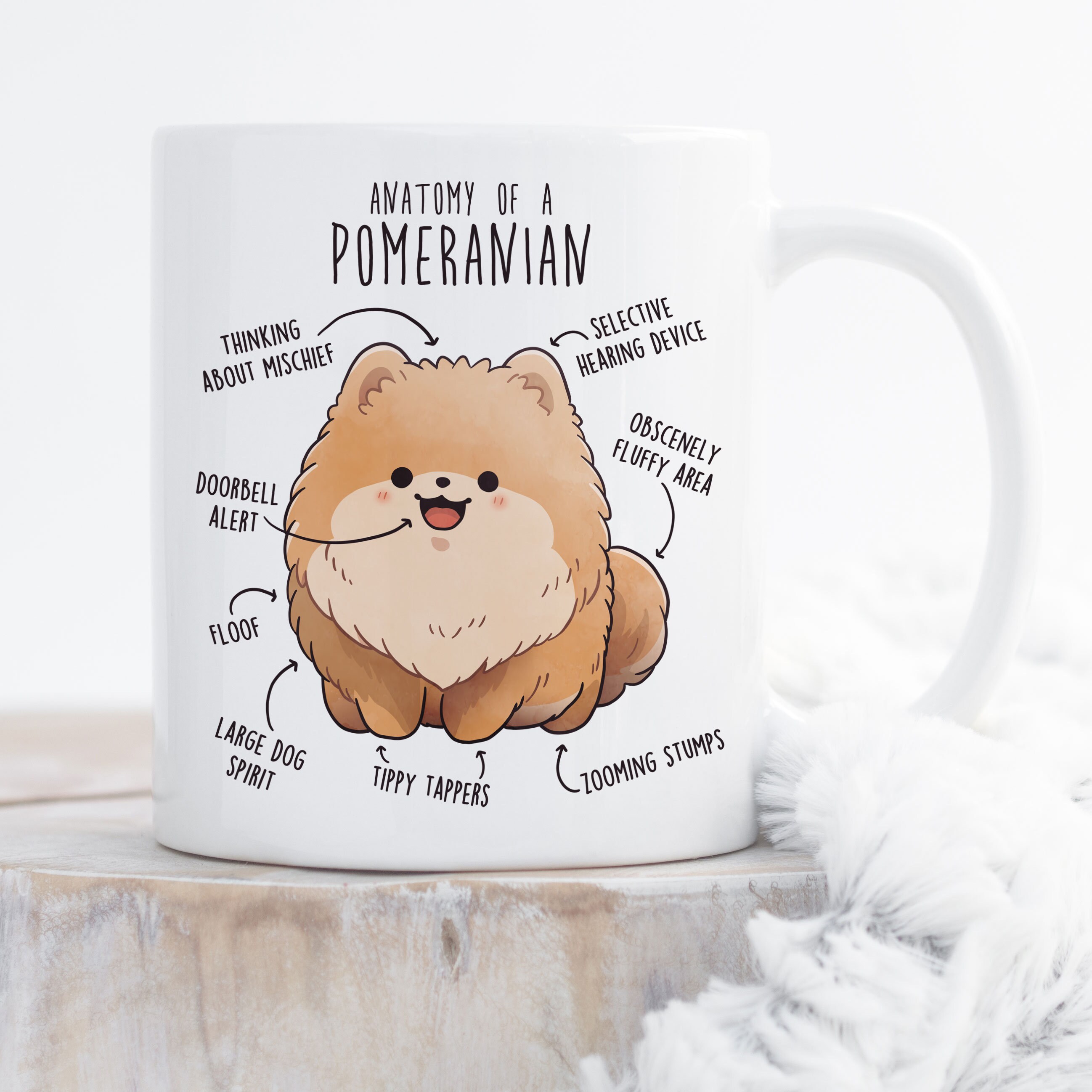 thumbnail image 2 of Custom Pomeranian Sweatshirt, Pom Mom Crewneck, Custom Est Date Shirt 2 of 9