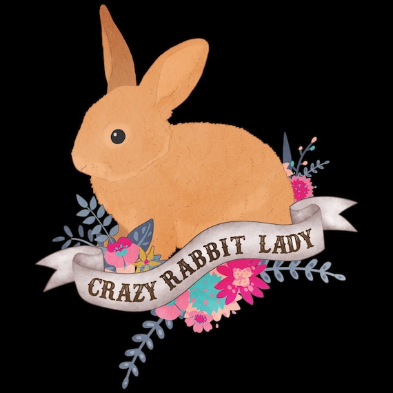 Crazy Bunny Lady Rabbit Lover Funny Cute Shirt Gift Crazy Bunny Lady Rabbit Lover Funny Cute Shirt Gift