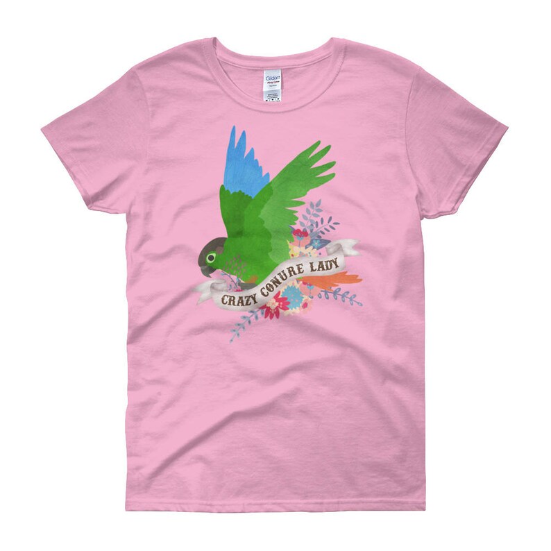 Parrot Face Shirt Tie Dye Adult T-Shirt Tee - Parrot T-shirts