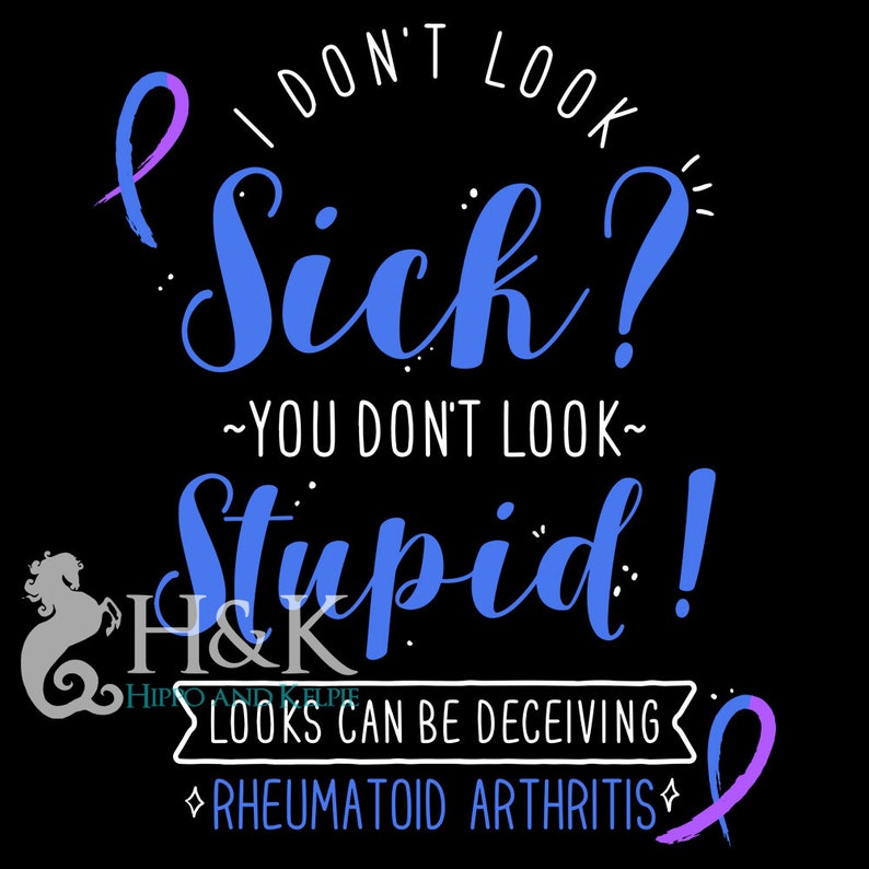 Rheumatoid Arthritis Shirt, Women, Men, Invisible Chronic Illness T-shirt Gift, RA Ribbon, RA Awareness, Spoonie Tee, Spoon Theory, Funny image 2