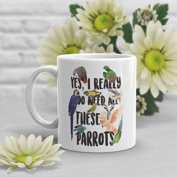 Funny Parrot Coffee Mug Cute Bird Gift Pet Lover Funny - Etsy Funny Parrot Coffee Mug Cute Bird Gift Pet Lover Funny - Etsy