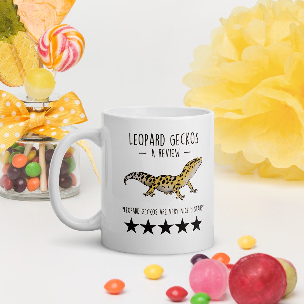 IKJHG Tazza da caffè con geco leopardato, idea regalo per IKJHG Tazza da caffè con geco leopardato, idea regalo per