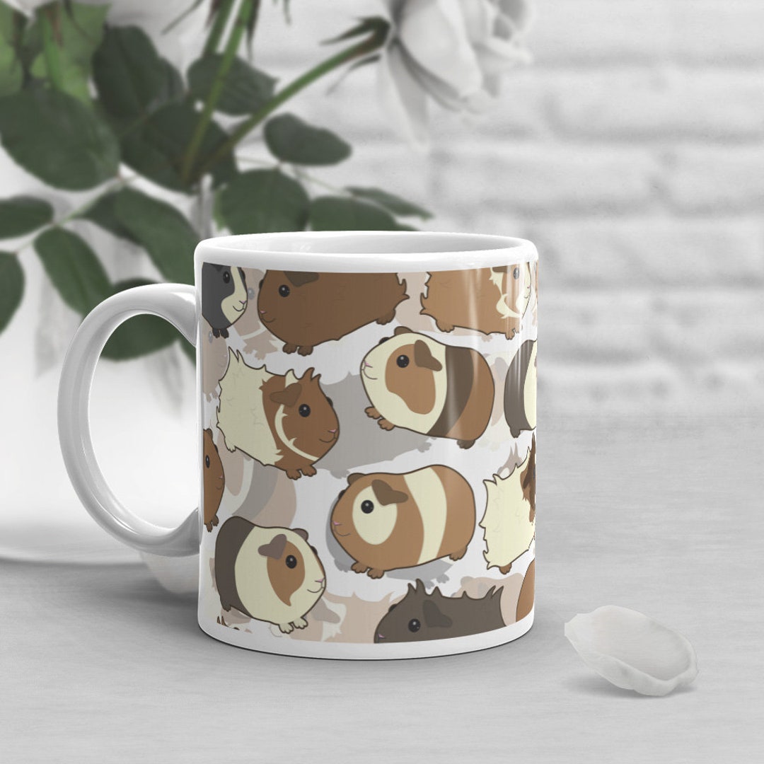 Guinea Pig Coffee Mug, Guinea Pig Lover Gift, Cavy Cup, Gift for Her