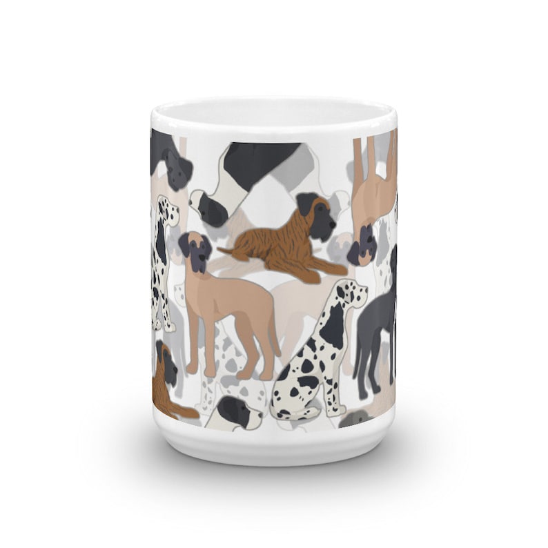 Great Dane Coffee Mug Cute Great Dane Gift Great Dane Dog | Etsy