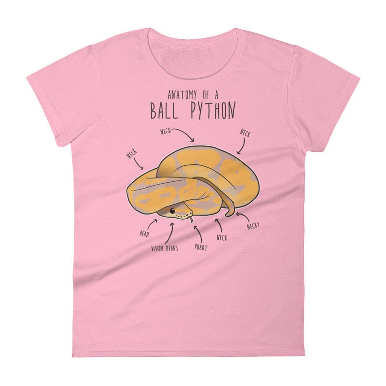 Funny Banana Ball Python Shirt, Women, Men, Reptile Tshirt, Snake Lover Gift, Reptile T-shirt, Cute Snake Tee, Python Anatomy, Snake Mom Dad image 7