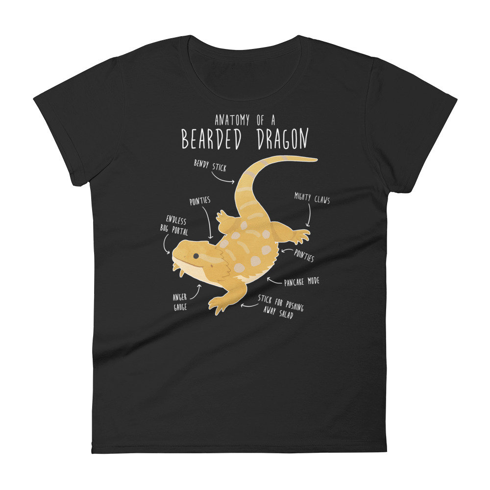 Bearded Dragon Shirt Women Men Tshirt Pet Reptile Lover | Etsy