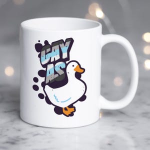 Demiboy Pride Coffee Mug, Demiboy Pride Flag Gift, LGBT Gift, Agender, Nonbinary, Genderqueer Transgender Trans Demiguy Funny Queer as Duck