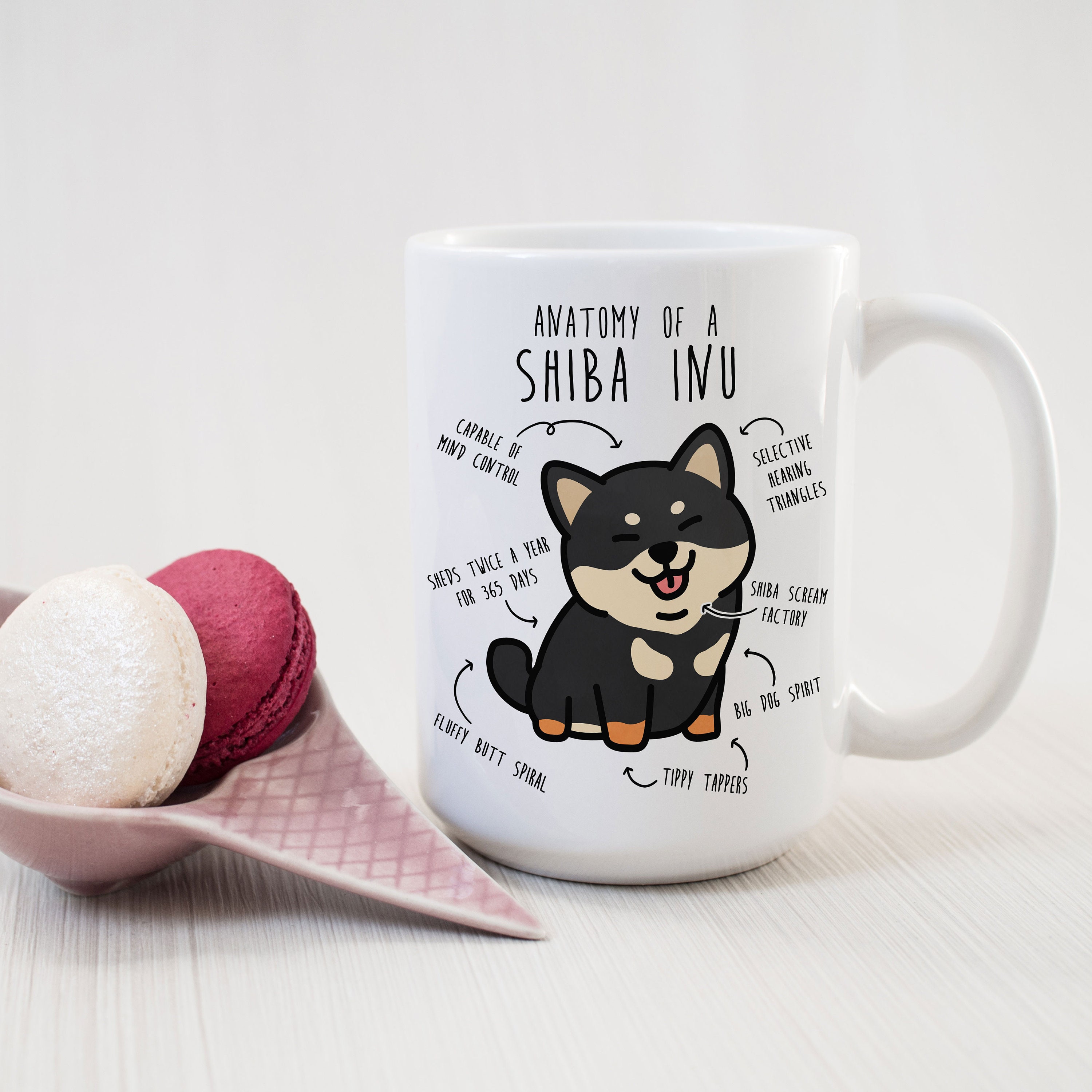 Buy Black and Tan Shiba Inu Coffee Mug, Cute Shiba Inu Gift, Dog Lover,  Funny Gift for Her, Him, Pet Animal, Dog Mom Dad, Anatomy, Shibe Doge  Online in India - Etsy