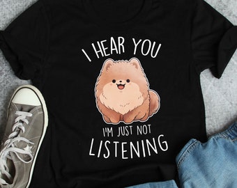 Pomeranian T-shirt, Pomeranian, Pomeranian, Hund ...