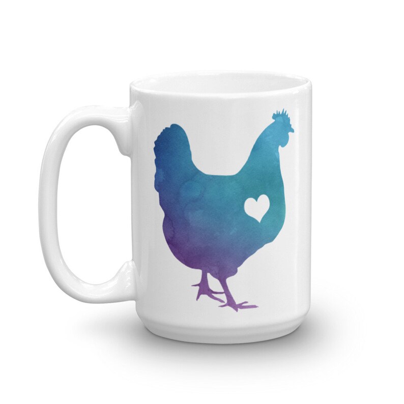 Chicken Coffee Mug Cute Chicken Gift Chicken Lover Gift for Etsy