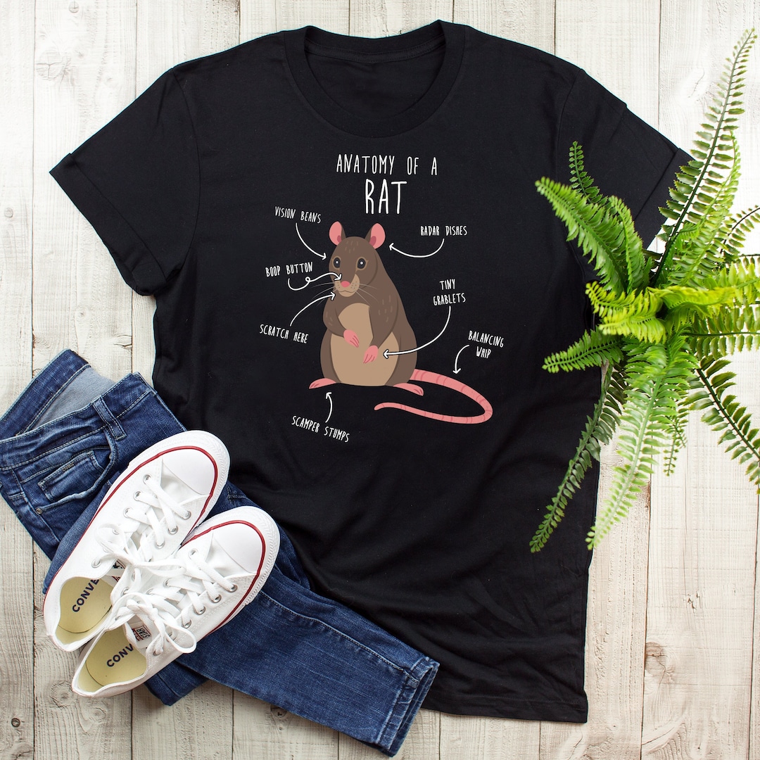 Rat Shirt, Women, Men, Funny Rat Lover Gift, Cute T-shirt, Pet