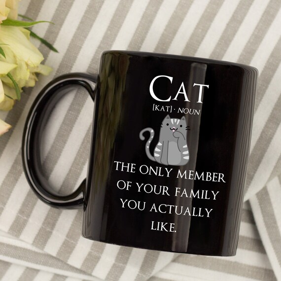 Tasse Motif Chat Reconnaît Les Signes Cadeau Humour
