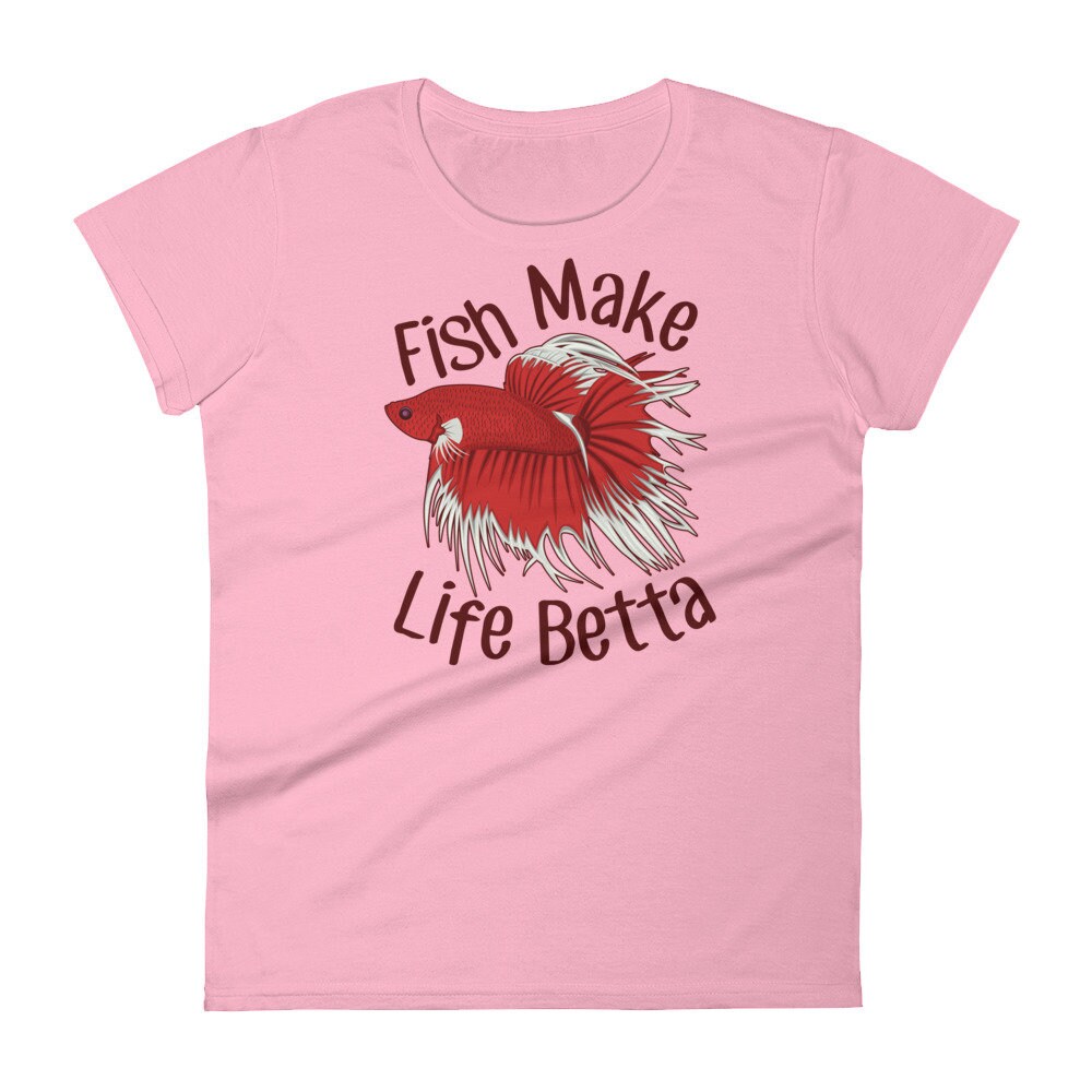 Betta Fish Shirt, Women, Men, Funny Betta Lover Gift, Cute Pet Siamese ...