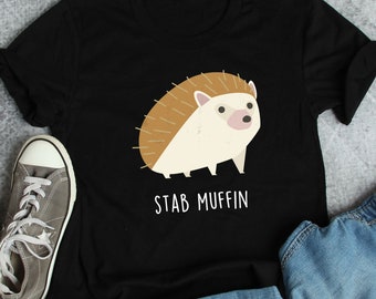Hedgehog Shirt, Women Men, Funny Hedgehog Lover Gift, Cute Hedgehog T-shirt, Pet Hedgehog TShirt, Animal Nature Tee, Hedgehog Mom Dad Meme