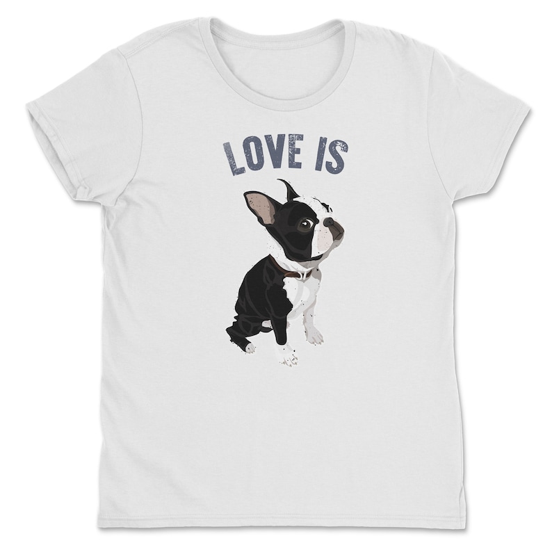Camiseta Boston Terrier, Feminina, Masculina, Presente Divertido para Amantes de Cães, Camiseta Fofa de Boston Terrier, Camiseta para Pet, Mãe de Boston, Pai de Cachorro, Presente para Ele, para Ela, Top imagem 3