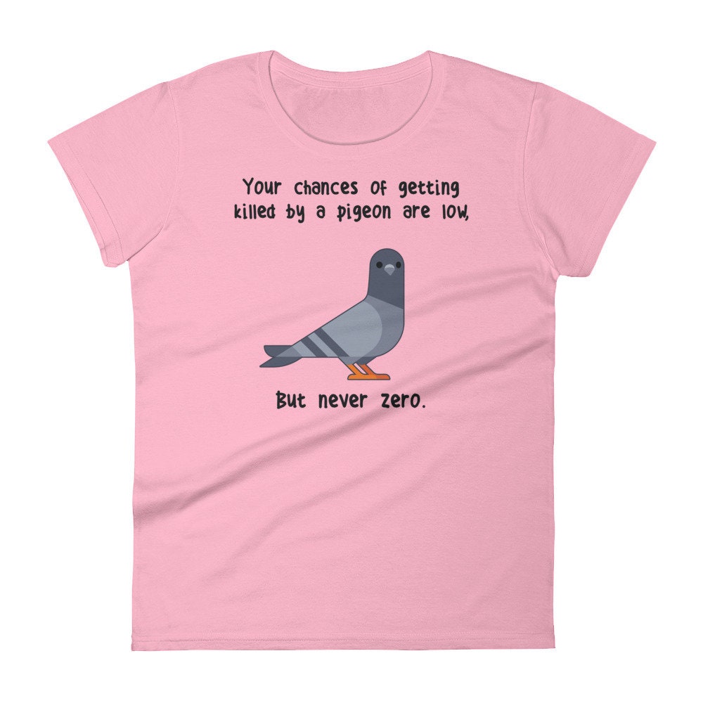 Pigeon Shirt, Women, Men, Funny Bird Lover Gift, Cute Wild Feral