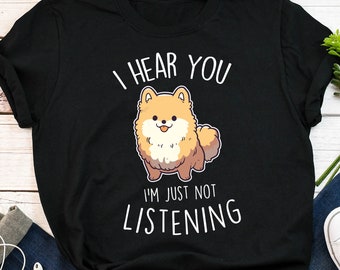 Pomeranian T-shirt, Pomeranian, Pomeranian, Hund ...
