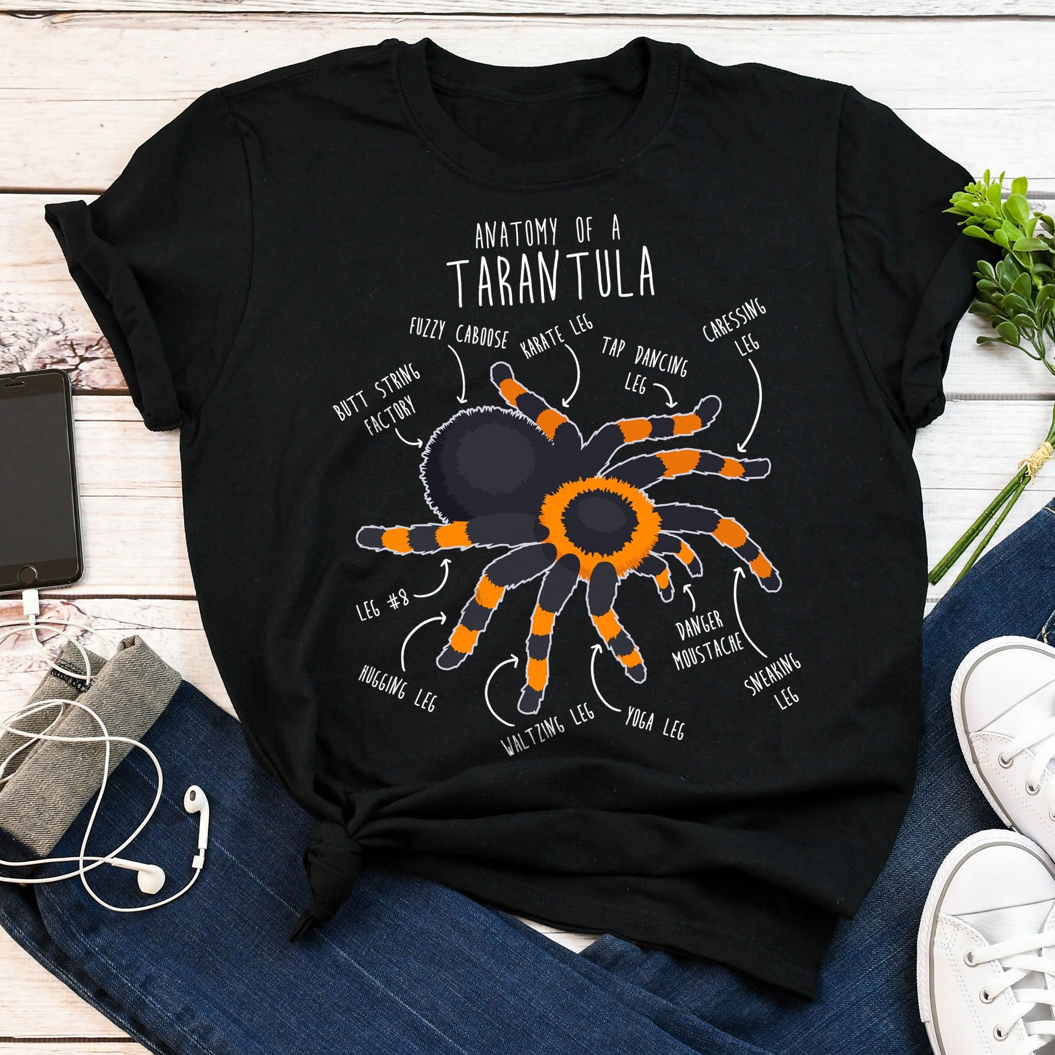 Tarantula Shirt, Women, Men, Funny Spider Lover Gift, Cute Mexican