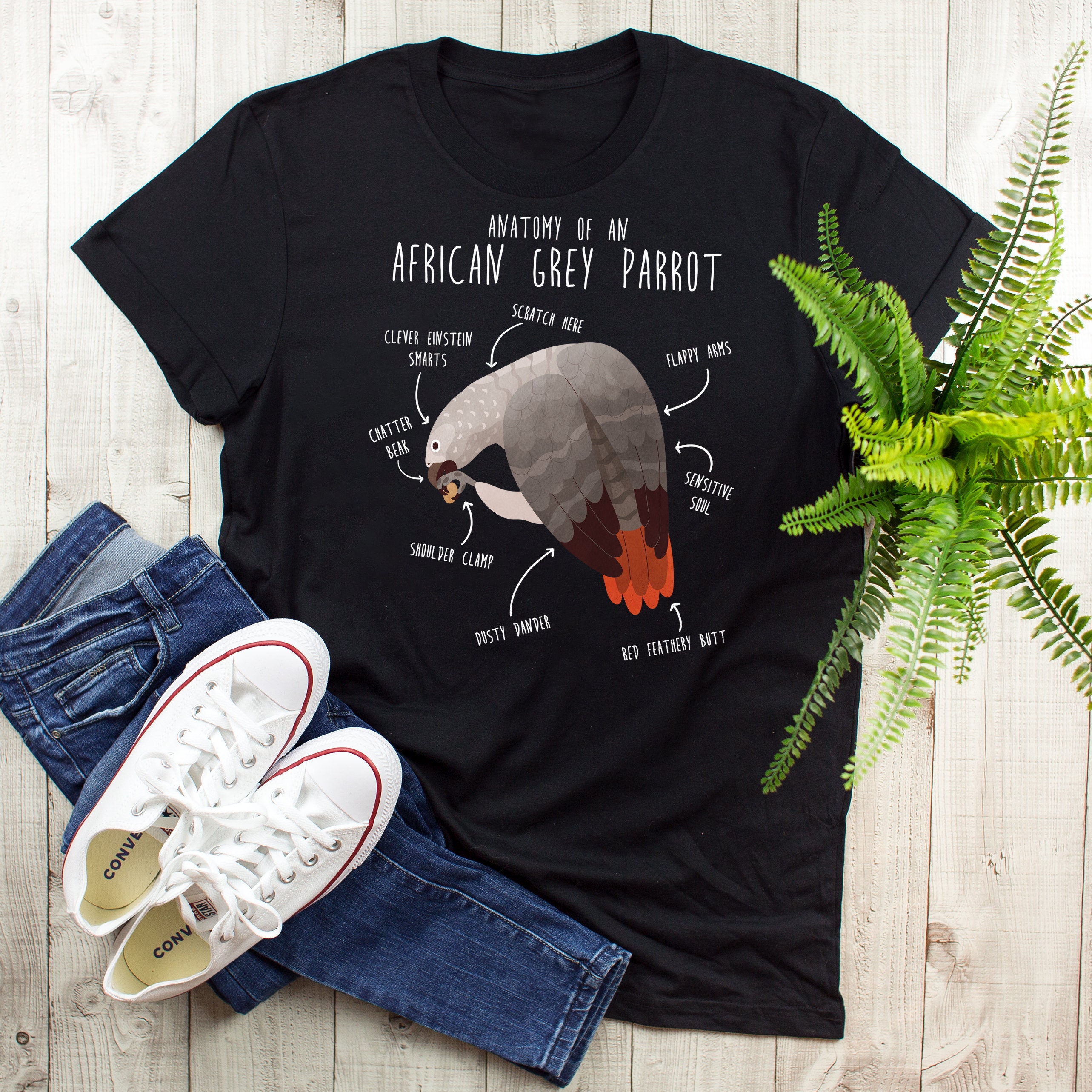 African Grey Mom - African Grey Parrot T-Shirt African Grey Mom - African Grey Parrot T-Shirt
