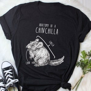 Chinchilla Shirt, Women, Men, Funny Chinchilla Lover Gift, Cute Pocket Pet T-shirt, Chinny Lover Tshirt, Chin Tee, Chinnie Mom, Dad
